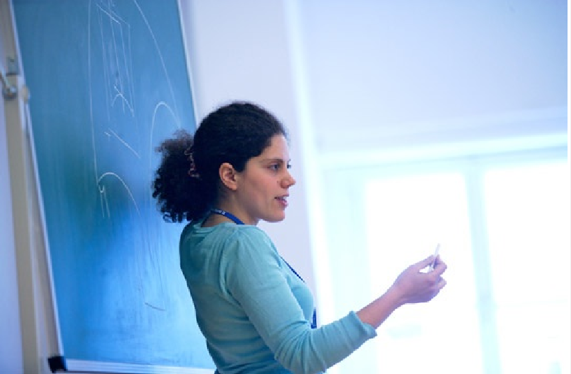 Photo of Prof. Carla Cederbaum lecturing